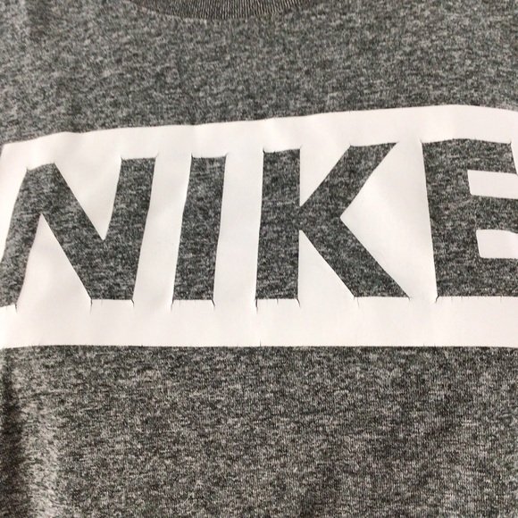 Woman’s Nike Dri Fit Gray Muscle Tee - Picture 5 of 9
